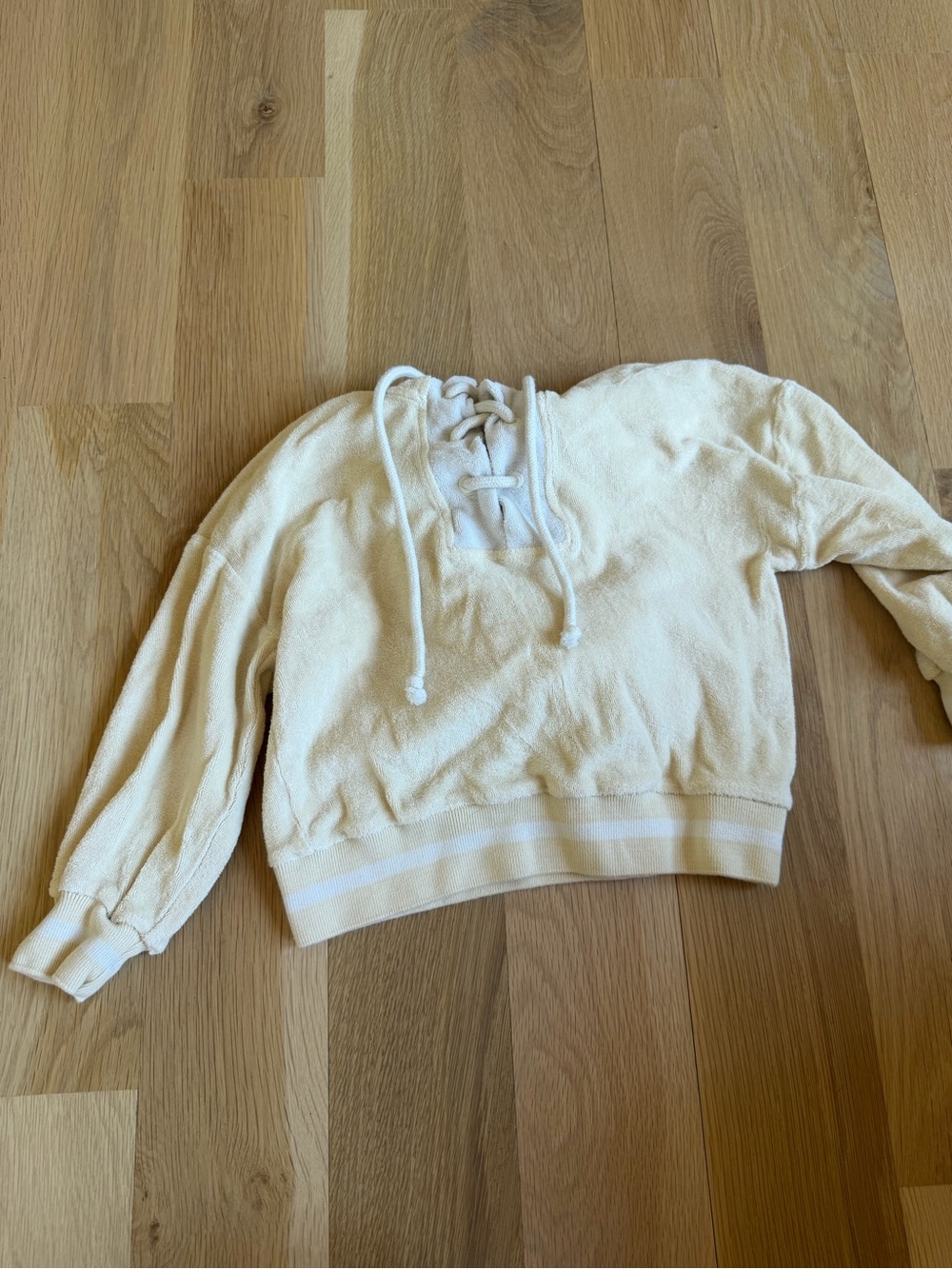 Fin & Vince terry cloth sweatshirt
